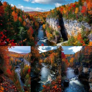 Autumn Over Vermont’s Gorge