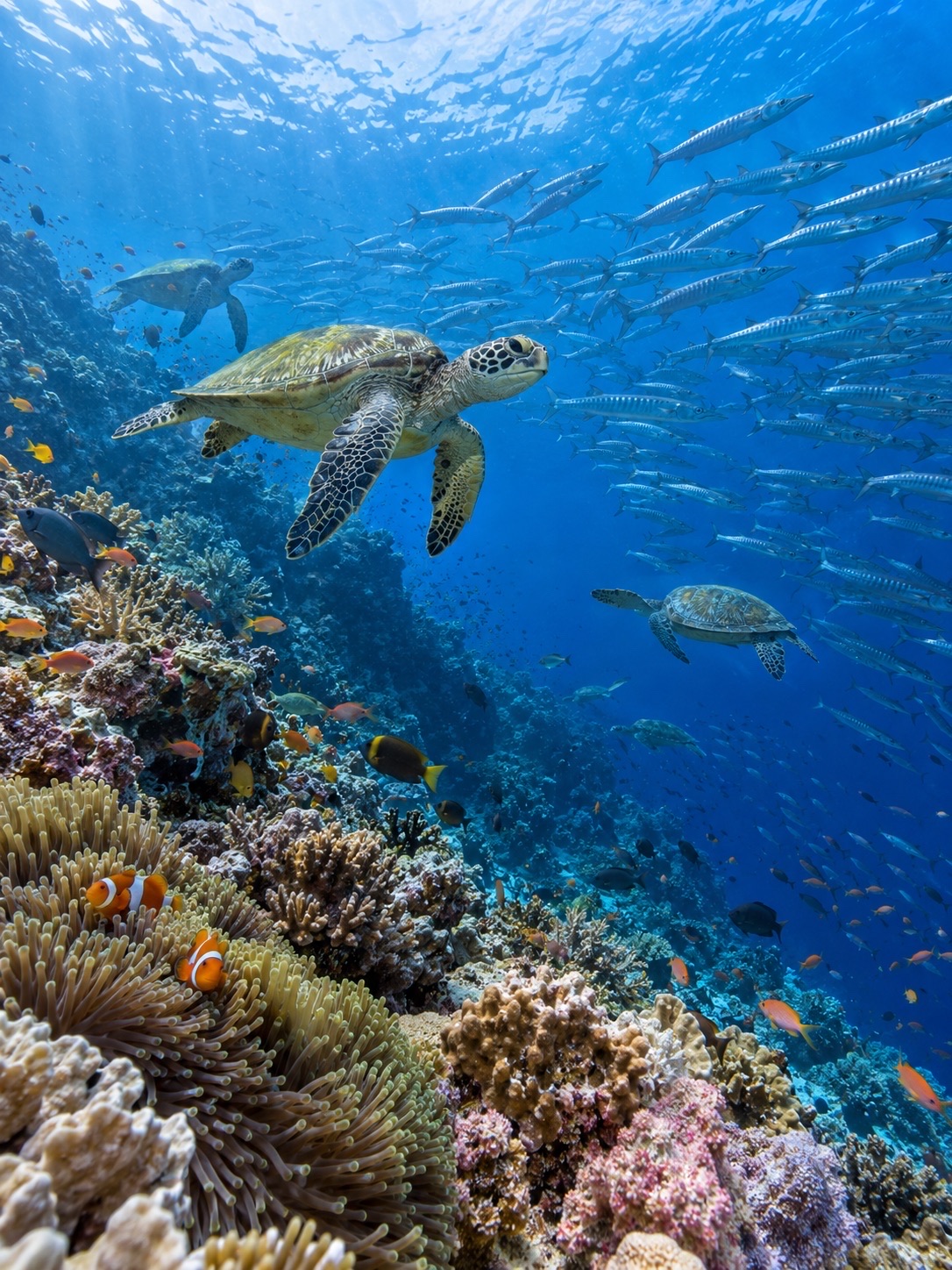 시파단 섬(Sipadan Island) 수중 세계 — 다이버들의 낙원, 투명한 바다와 환상적인 해저 풍경