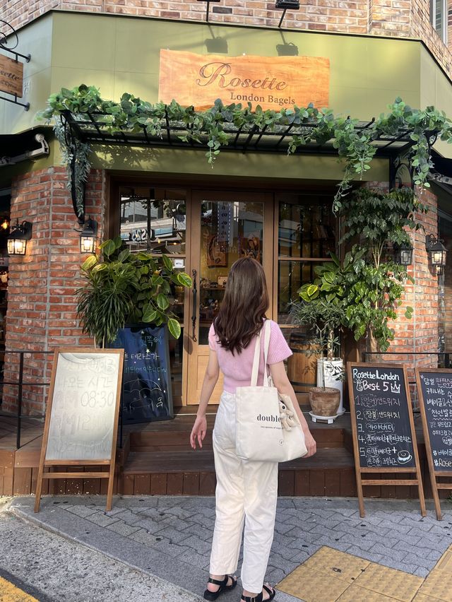 韓国/ソウル【江南】最近オープンしたばかり♡かわいいベーグル屋さん🥯