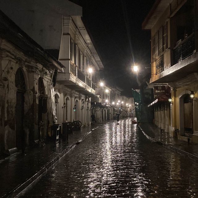 Vigan Ilocos Sur at night. 