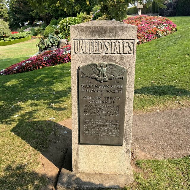 溫哥華 Peace Arch Provincial Park 加拿大美國邊境
