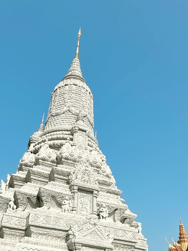 When in Cambodia, Silver Pagoda for the shot📸