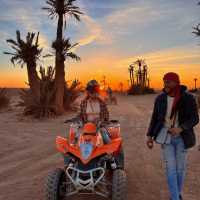 Nothing beats quad biking in the dessert 