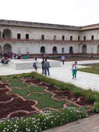 Agra Fort: A Historic View of the Taj Mahal
