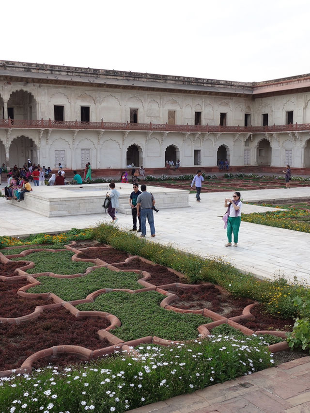 Agra Fort: A Historic View of the Taj Mahal