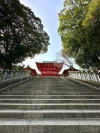 A shrine associated with Emperor Tenchi