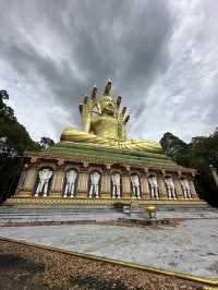 Temple lost in a jungle 