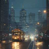 Melbourne After the Rain: Where Trams Meet Time 🚋🌦️