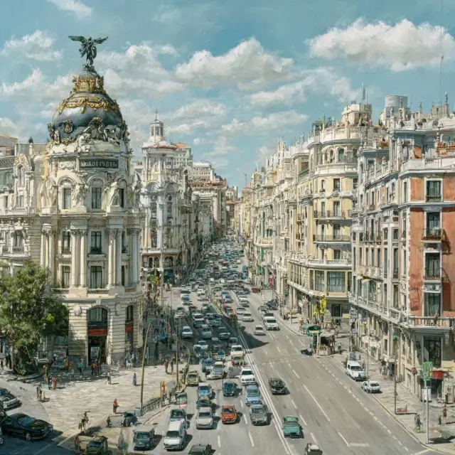 Unleash Allmighty Madrid Magic on Gran Via! 😎🏙️✨