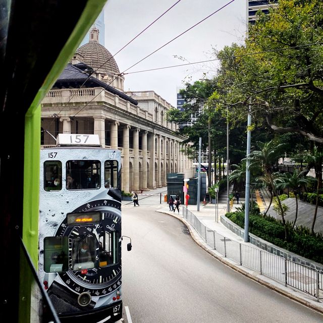 Stunning travels in HKG tramways 🚋