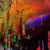 Huanglong colorful cave