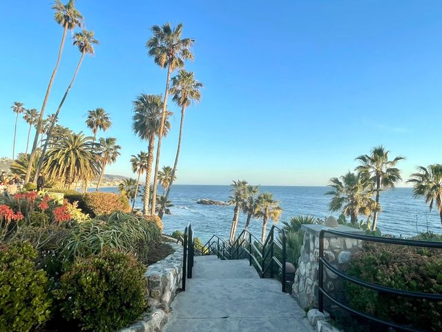 Another wealthy neighborhood, beautiful! Laguna Beach near Irvine, California.