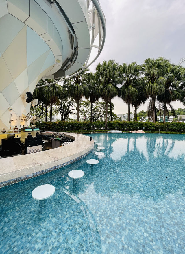 在新加坡聖淘沙開啟度假模式