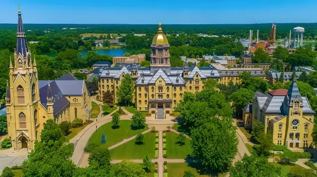 University of Notre Dame|This is what a university that most people can't get into looks like