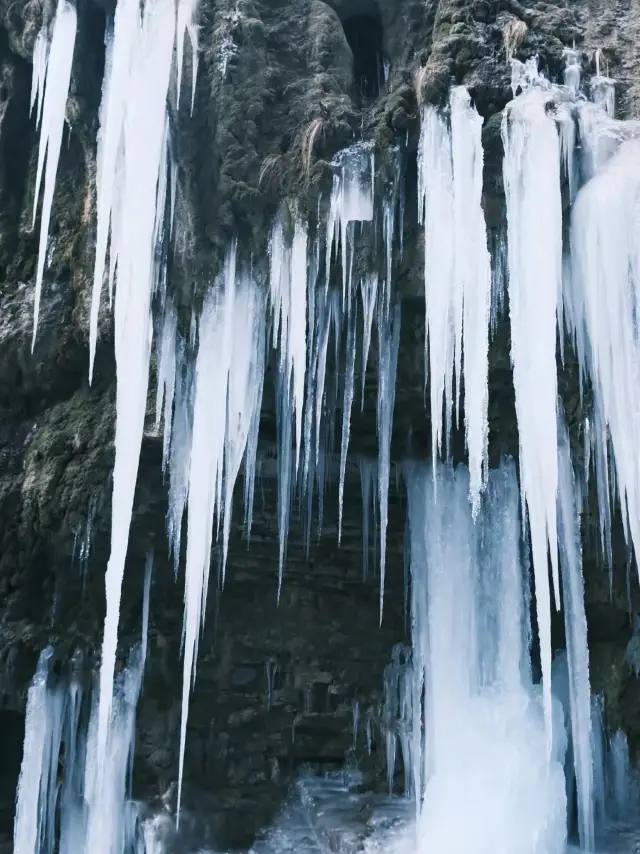 海外のアイスランドに行けないわけではなく、洛陽の雲台山の氷瀑がコストパフォーマンスが高い！