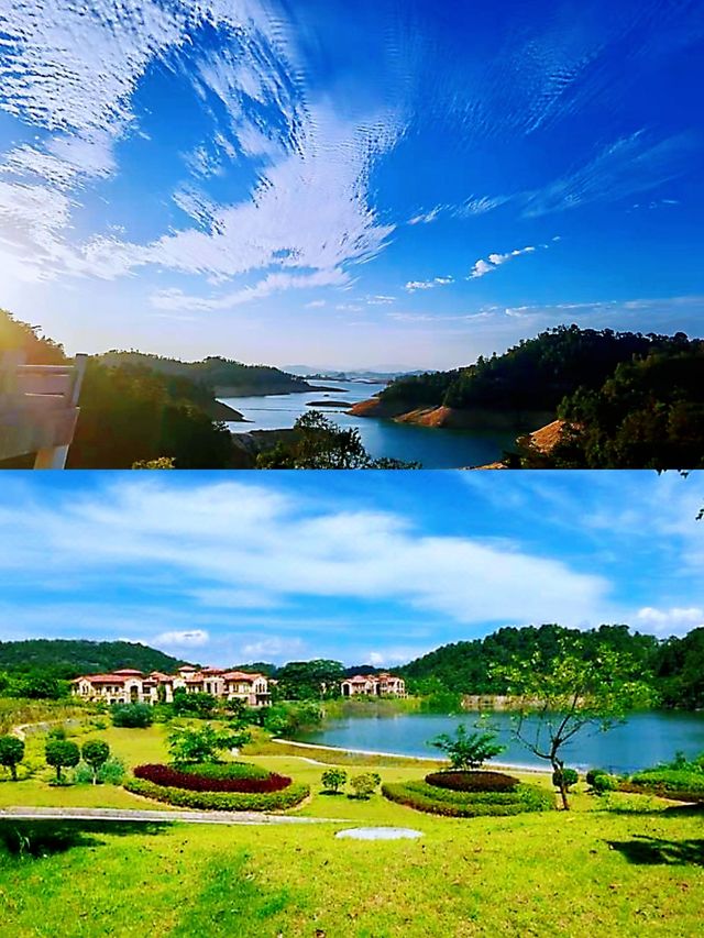 洗肺之旅河源萬綠湖美思威爾頓酒店！