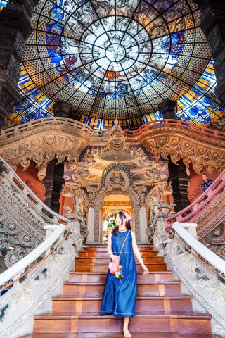 After Thailand exempted visas, come to check in at the pink Erawan Museum in Bangkok