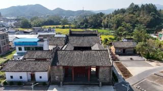 Zongshenggong Ancestral Hall, Zhenzai Village, Quannan County, Jiangxi Province. 