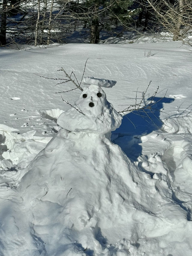 不用去哈爾濱，這裡也可以看雪景