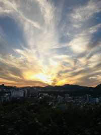 首爾駱山公園 | 看一場城市日落