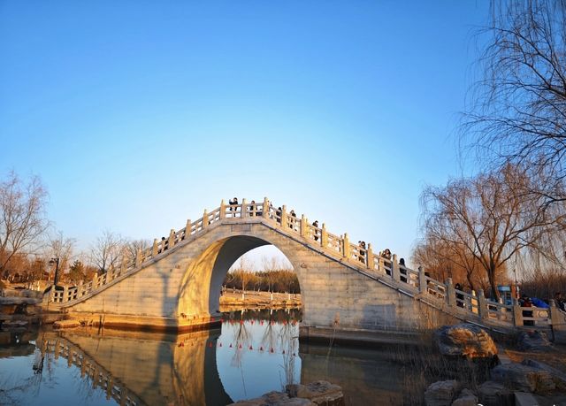 商丘漢梁文化公園那個皇家園林盛景