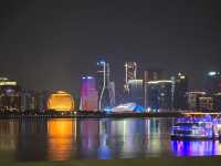 夜遊錢塘江，賞杭州錢塘江景