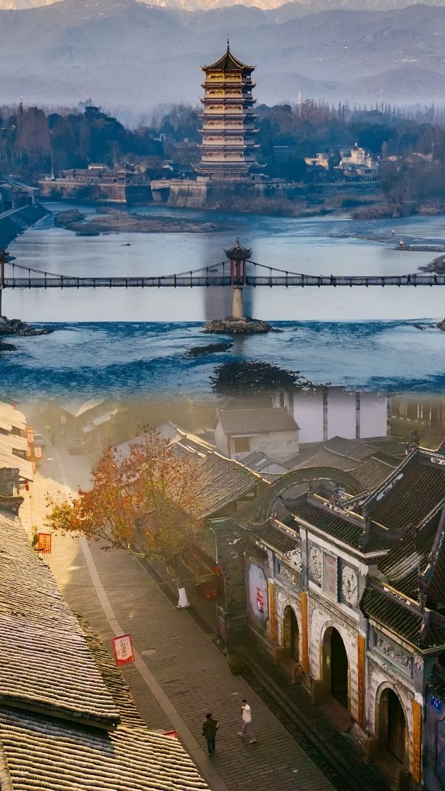 成都近郊秘境！千年古鎮，雪山腳下的絕美風光！