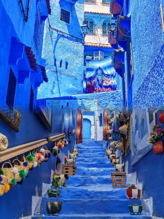 "A country half seawater, half desert"—Morocco
