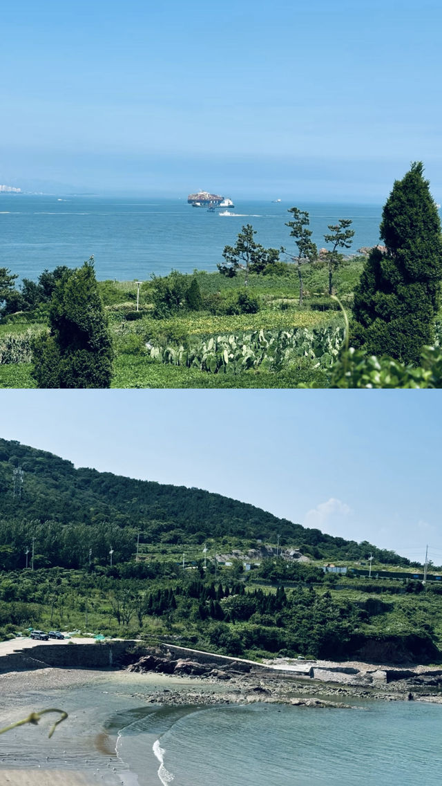 在青島黃島無人沙灘，我可以喺度躺成日