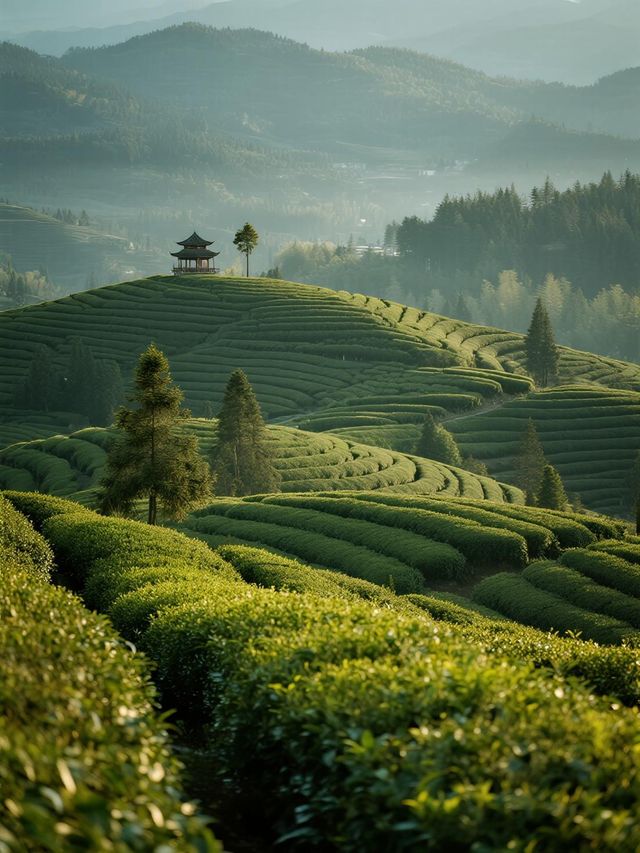蜀南茶山秋日禪意行！萬畝茶海與雲海的雙重治癒