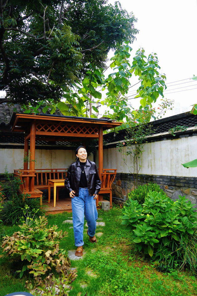 在煙台古城的小院子裡，住到不想走