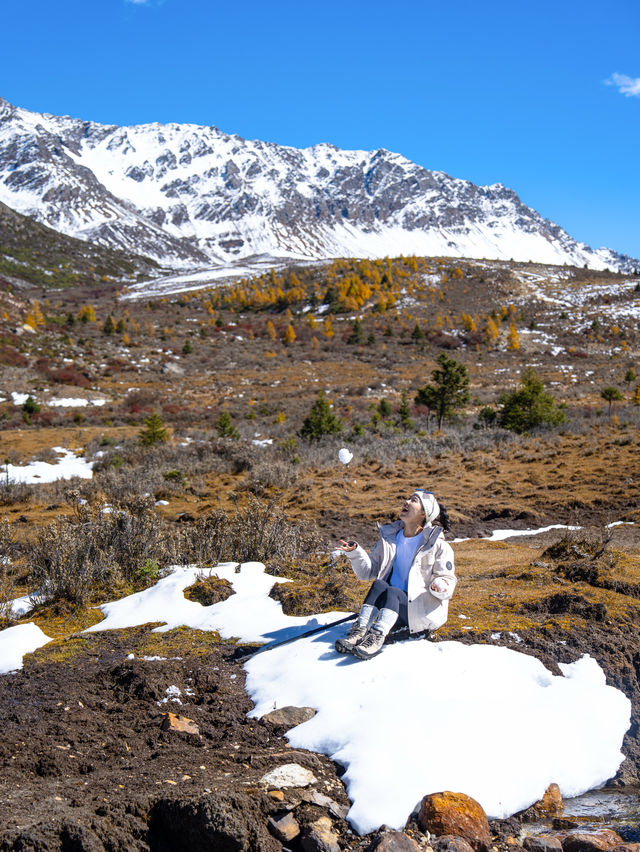 在川西，拍到了我的人生照片～