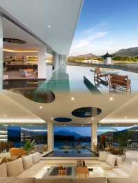 白鹿同款大片拍攝地！湖畔豪宅躺著看雪山