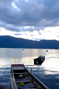 瀘沽湖日落天花板|女神灣的黃昏美到失語