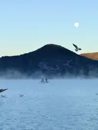 2025.11.22！！！瀘沽湖的晨霧美瘋了！！！！！！！！