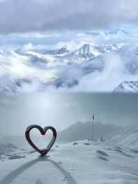 4860米雲端仙境達古冰川冬日限定版美哭我了