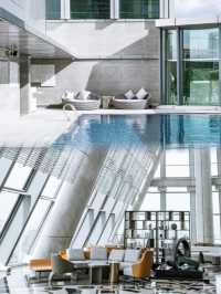 不愧是深圳酒店的天花板，這大堂太震感了!!!