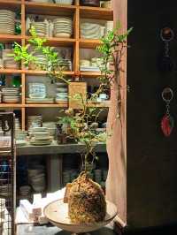 花卉市場裡的神秘咖啡機角！逛到不想走