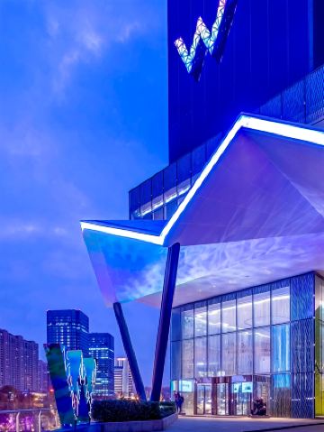 청두 트렌디족 필수 숙소! W호텔이 사이버펑크를 완벽하게 구현했어요