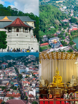Sunny day diary at the hill city temple of the tooth relic