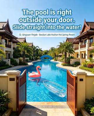 You guys, seriously! A hidden gem of a resort where you can step right out into the pool and slide straight into the water.