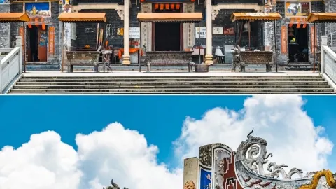 An ancient temple blending the architectural features of Western Guangdong with local Nanjiang folk beliefs — traveler post in Luoding
