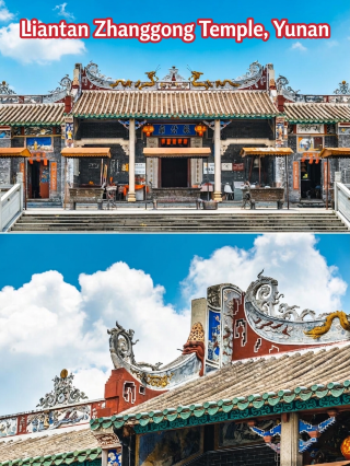 An ancient temple blending the architectural features of Western Guangdong with local Nanjiang folk beliefs