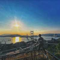 Tsing Ma Bridge is a bridge in Hong Kong. It is the world's 16th-longest span suspension bridge