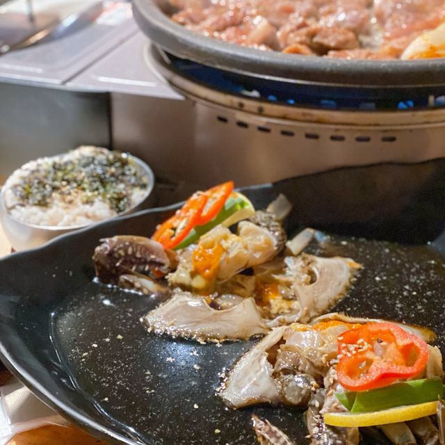 韓烤&醬油蟹～大滿足！