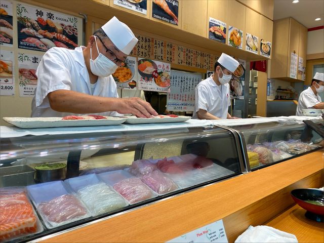 日本東京豐州市場 神樂壽司初體驗😋🍣
