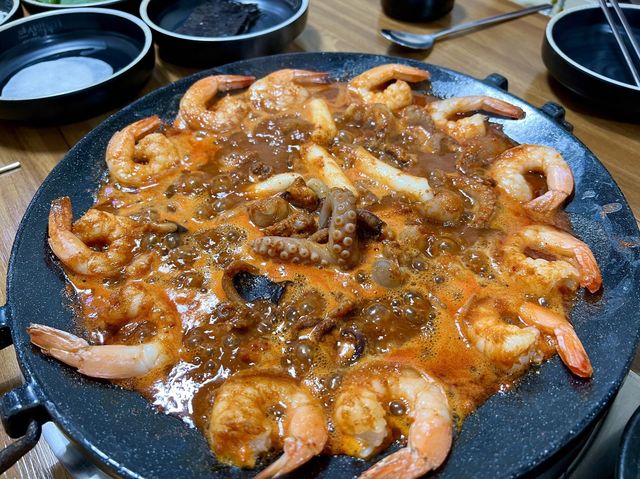 쭈꾸미를 먹고 볶음밥에 깍두기가 들어가는 안성깍두기!