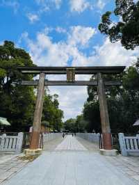 【大阪府/大鳥大社】八角形の柱の鳥居がある神社