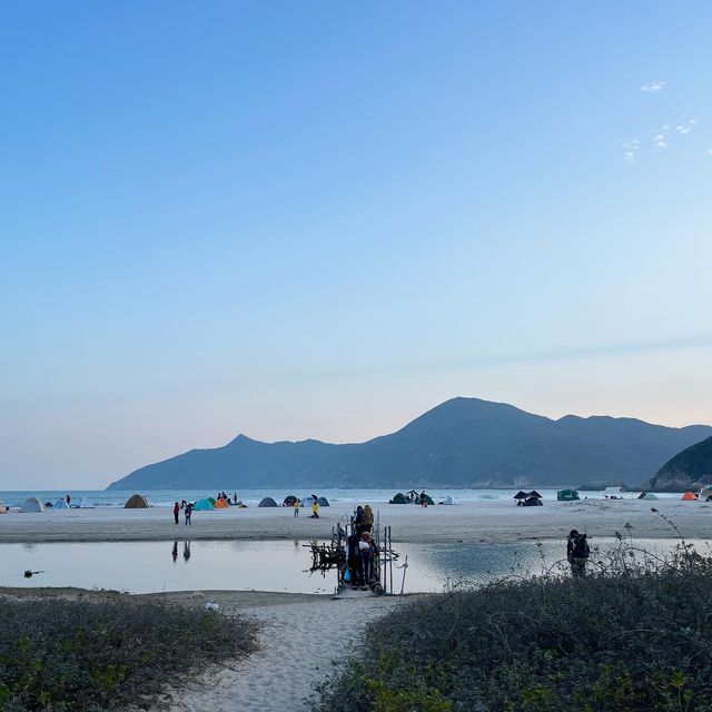 露營行山｜鹹田灣&大浪西灣