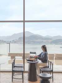 여수 백야대교가 보이는 오션뷰 카페 마애💙